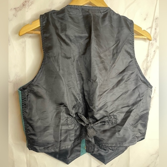 Y2k Loony Tunes Tweety Bird Leather Suede Vest - A40 - Picture 5 of 6